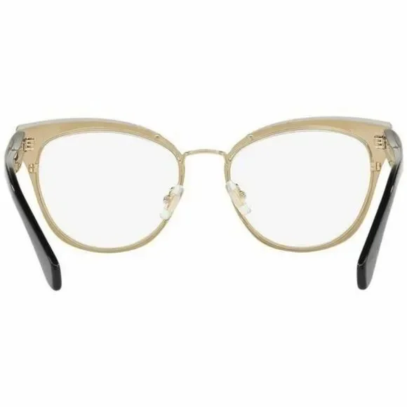 Miu Miu Cat Eye Style Eyeglasses Black W/Demo Lens - Picture 6 of 7
